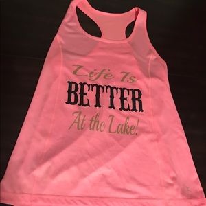 Screen Printed Tank - Life is Better at the Lake